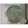 Image 3 : 1922 BU PEACE DOLLAR