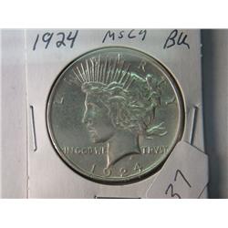 1924 BU MS-64 PEACE DOLLAR