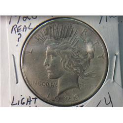 1928 AU PEACE DOLLAR RARE KEY DATE BAD STRIKE UNKNOWN IF REAL