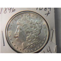 1896-P MS-64 +  MORGAN DOLLAR