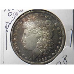 1885-O MS-63 MORGAN DOLLAR RAINBOW TONED