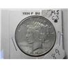 Image 3 : 1934-P BU PEACE DOLLAR KEY DATE