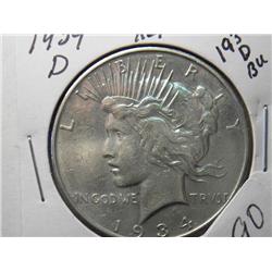 1934-D BU PEACE DOLLAR KEY DATE