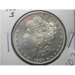 1881-S MS-65 "MORGAN DOLLAR KEY DATE DMPL
