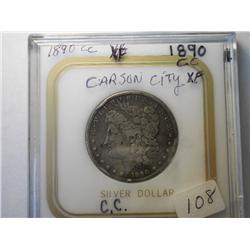 1890 CC XF MORGAN DOLLAR KEY DATE