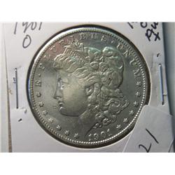 1901-O AU + MORGAN DOLLAR KEY DATE