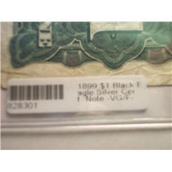 1899 VF + BLACK EAGLE NOTE