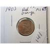 Image 3 : 1903 MS-65 RED AND ORANGE INDIAN HEAD CENT