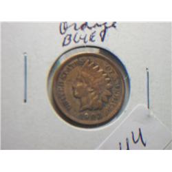 1903 MS-63 RED, ORANGE, AND BLUE INDIAN HEAD CENT