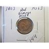 Image 3 : 1903 MS-63 RED, ORANGE, AND BLUE INDIAN HEAD CENT