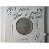 Image 1 : 1913-S VG TYPE 2 BUFFALO NICKEL  RARE