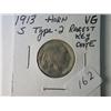 Image 1 : 1913-S VG TYPE 2 BUFFALO NICKEL  RARE