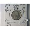 Image 1 : 1913-S VF TYPE 2 BUFFALO NICKEL RARE