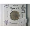 Image 1 : 1913-D VF TYPE 2 BUFFALO NICKEL  RARE