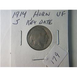 1914-S VF BUFFALO NICKEL KEY DATE
