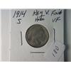 Image 1 : 1914-S VF BUFFALO NICKEL KEY DATE