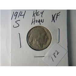 1914-S XF BUFFALO NICKEL KEY DATE