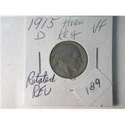 1915-D VF BUFFALO NICKEL KEY DATE