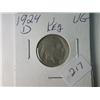Image 1 : 1924-D VG  BUFFALO NICKEL 