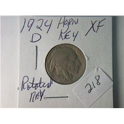 1924-D XF  BUFFALO NICKEL ROTATED REVERSE