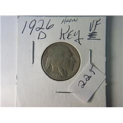 1926-D FINE BUFFALO NICKEL KEY DATE