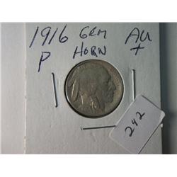 1916 AU BUFFALO NICKEL