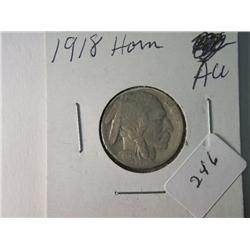 1918 AU BUFFALO NICKEL