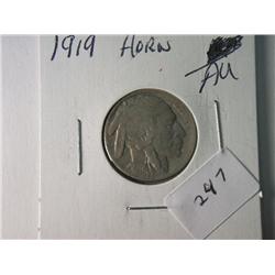 1919 AU BUFFALO NICKEL
