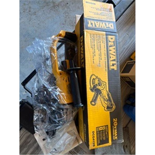 20 volt dewalt cordless grinder - new - no battery
