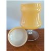 Image 6 : Amberina Style Footed Glass Apothecary Jar