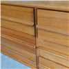 Image 8 : Mid Century Teak 9 Drawer Chest with Mirror