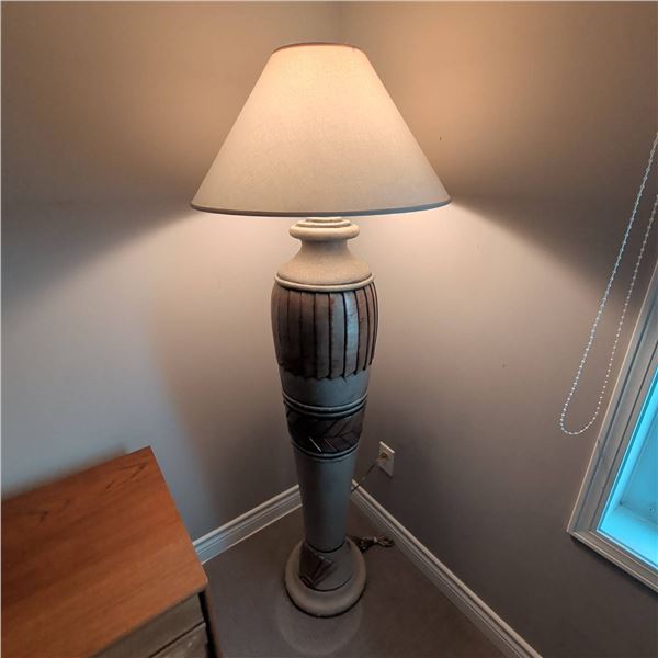 Exotic Textured Floor Lamp 62 Inches Tall