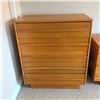 Image 1 : Vintage Teak Tallboy Chest Of Drawers