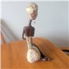 Image 6 : Gorgeous African Princess Figurine with Pottery Jug 19' Tall
