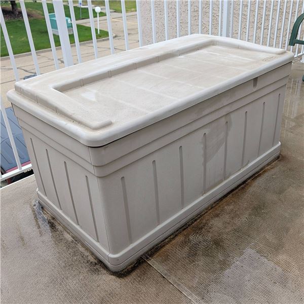 Suncast Plastic Outdoor Storage Box