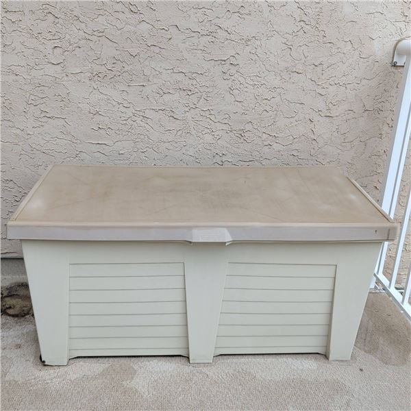 Outdoor Storage Box with Accessories, 50x24x26