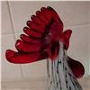 Image 5 : Murano Glass Rooster 10x8 w/ Decorative Ceramic Vase & Cork Trivets