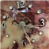 Image 2 : Quartz Clock with Natural Stone Face 10"Long