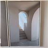 Image 3 : Framed Architectural Photograph on Canvas Diptych 33 Inches Tall