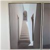 Image 4 : Framed Architectural Photograph on Canvas Diptych 33 Inches Tall