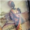 Image 3 : 20" Exotic Shadow Box Art with Abacus Style Bead Details