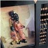 Image 7 : 20" Exotic Shadow Box Art with Abacus Style Bead Details