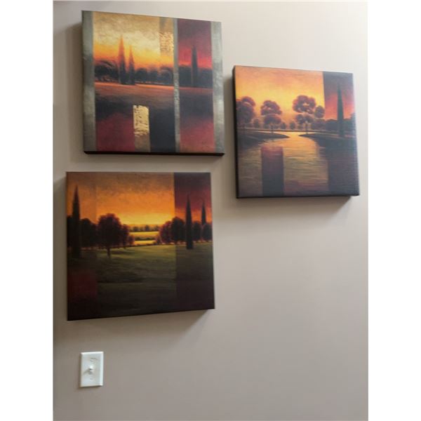 Three Wall Art Panels