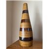 Image 3 : Clock and Decorative Wood Vases Set