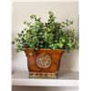 Image 2 : Decorative Planters with Faux Plants and Mask