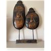 Image 4 : Decorative Planters with Faux Plants and Mask