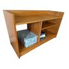 Image 3 : Wooden Open Shelving Unit with Divider