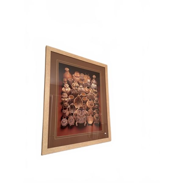 Framed Print of Assorted Ceramic Vessels