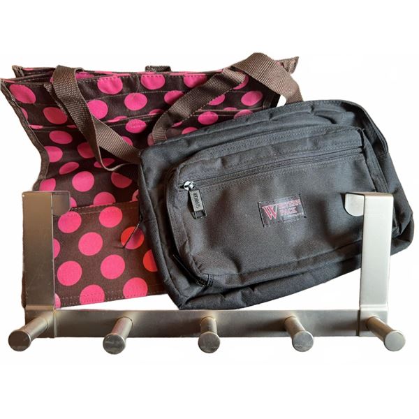 Curling Irons, Tote Bags, Blow Driers for