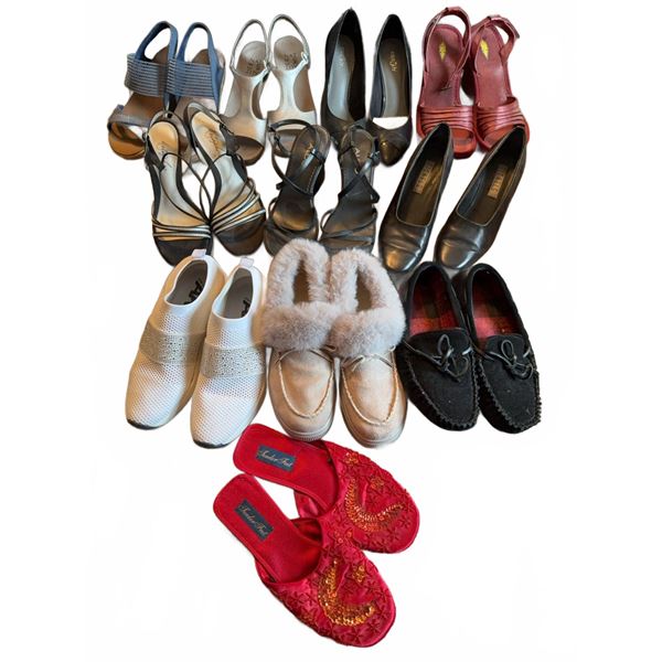 Women's Shoes Lot, 10 Pairs Size 8